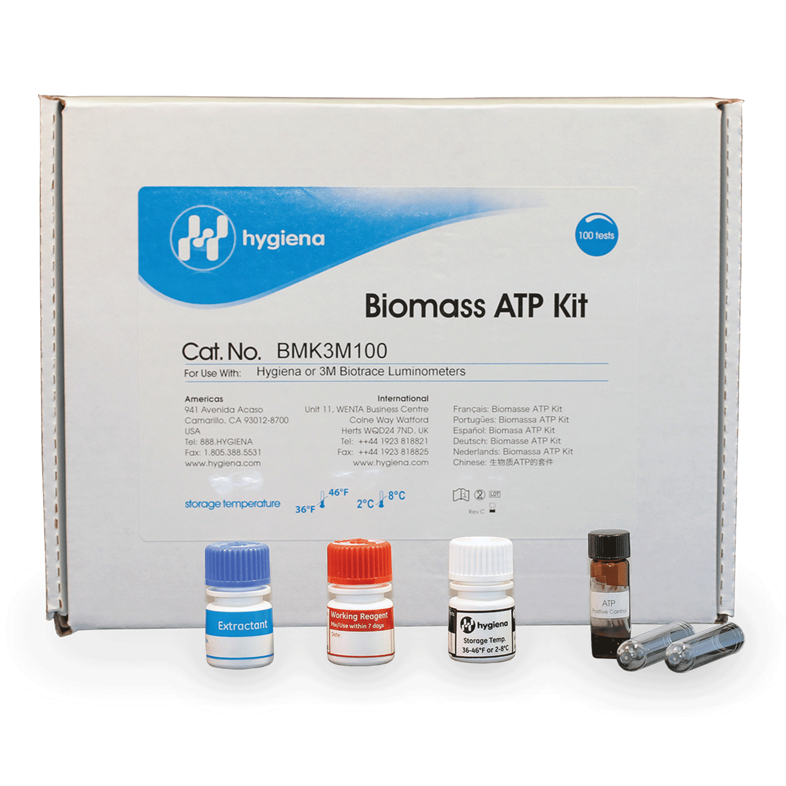 Hygiena ATP monitoring - ATP BioMass Kit