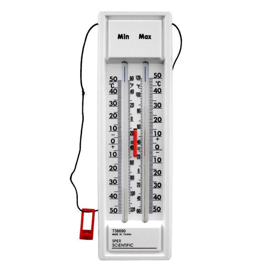 Min/Max Push Button Thermometer