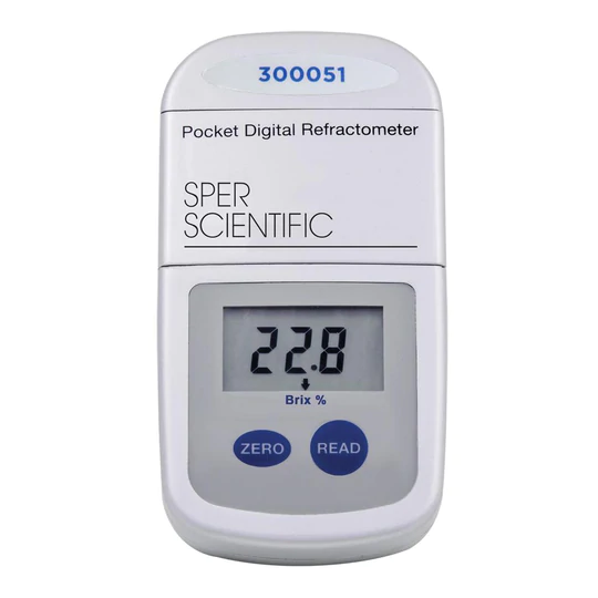 Pocket Digital Refractometer - Brix 0 to 65%