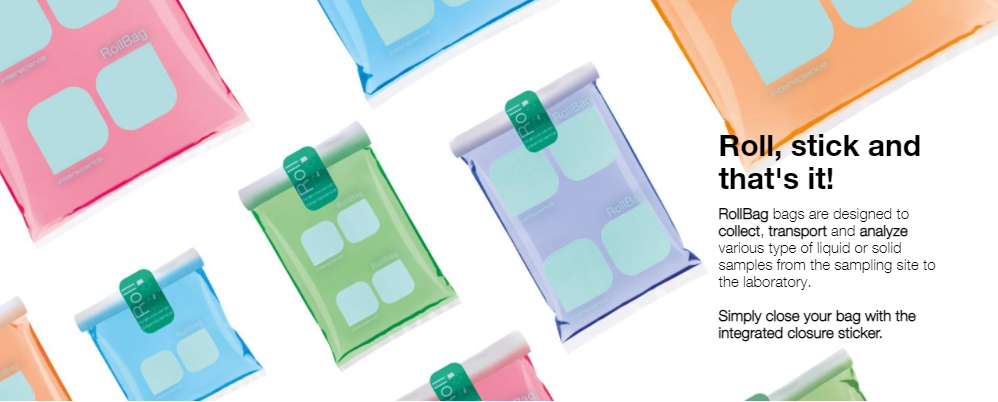 interscience sterile sampling bags banner