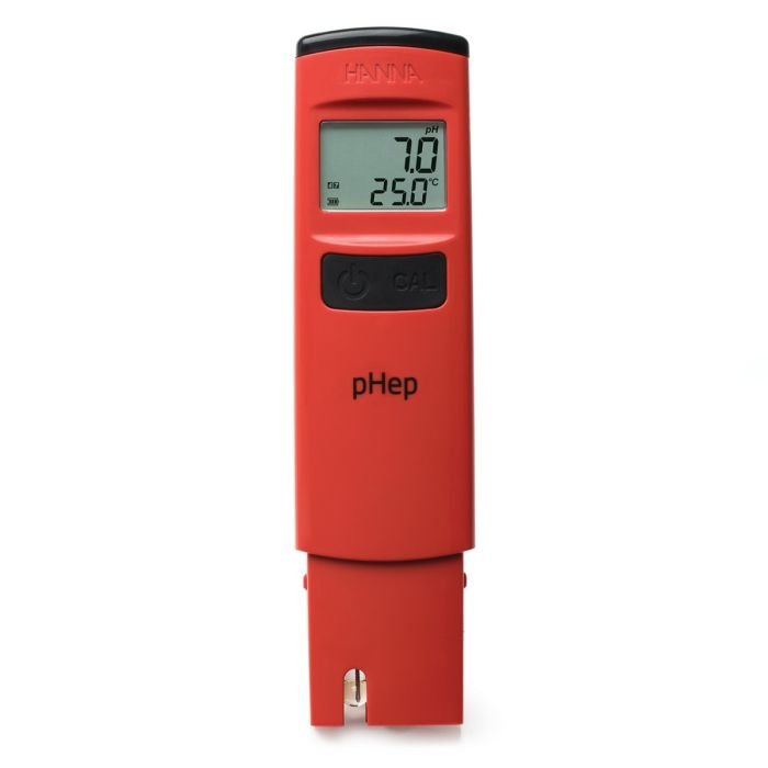 pHep Waterproof Pocket pH Tester with 0.1 pH Resolution - HI98107