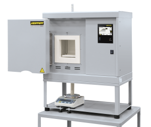 High-Temperature Furnaces with Scale for Determination of Combustion Loss and Thermogravimetric Analysis (TGA) up to 1750 °C