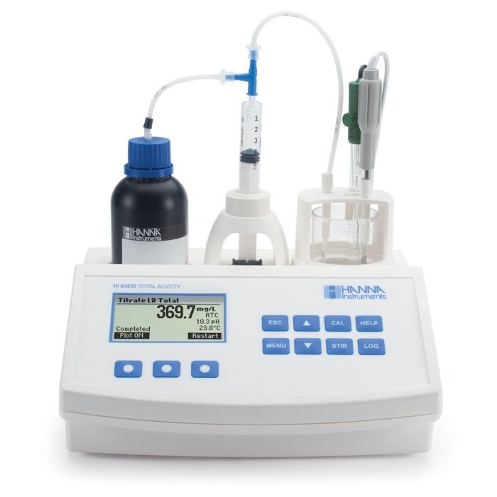 Mini Titrator for Measuring Titratable Acidity in Water - HI84530