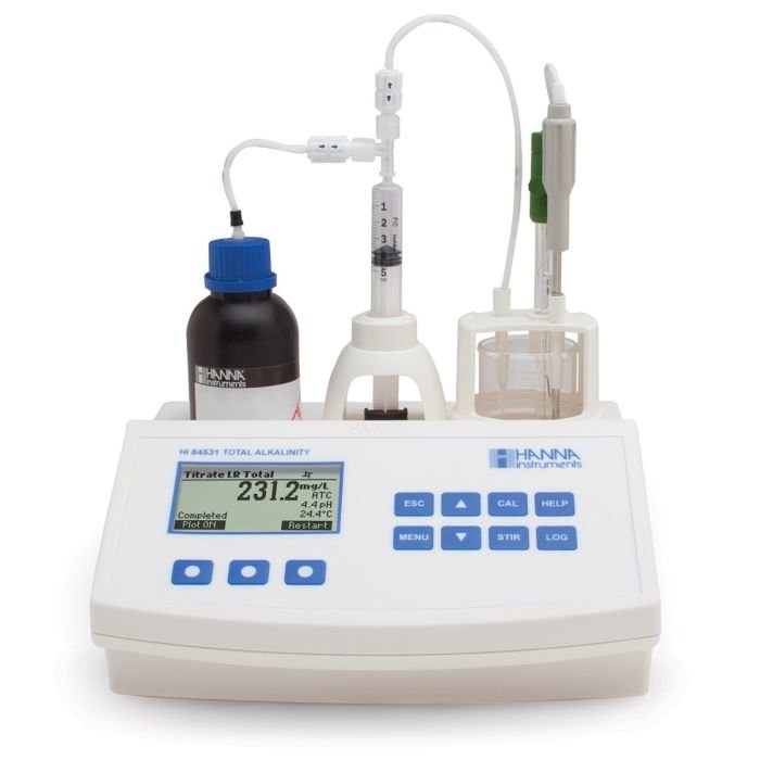 Mini Titrator for Measuring Titratable Alkalinity in Water and Wastewater - HI84531