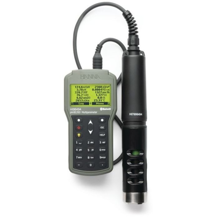 Multiparameter Bluetooth® portable pH/EC/OPDO Meter - HI98494