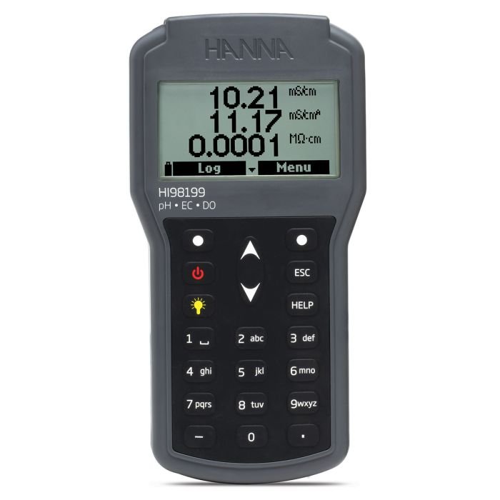 Multiparameter Portable pH/EC/DO Waterproof Meter - HI98199