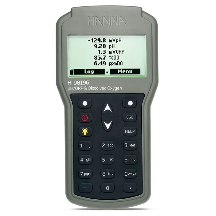 Multiparameter pH/ORP/DO/Pressure/Temperature Waterproof Meter - HI98196