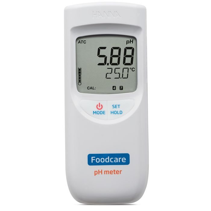 Portable Food and Dairy pH Meter - HI99161