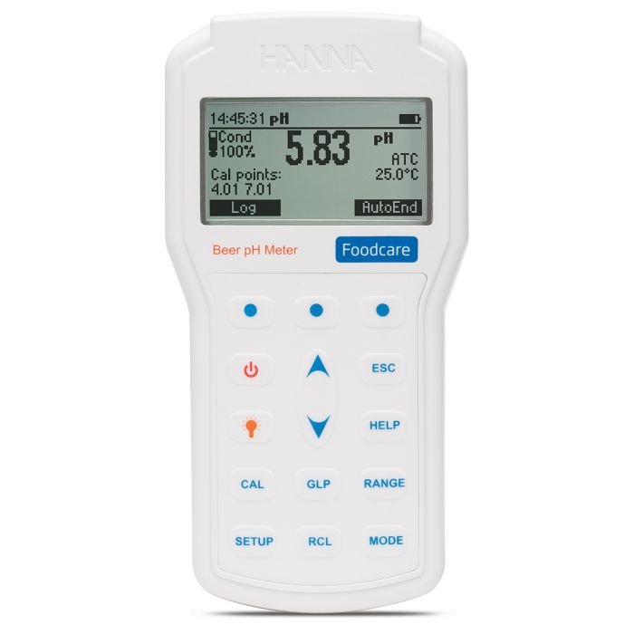 Professional Portable Beer pH Meter - HI98167