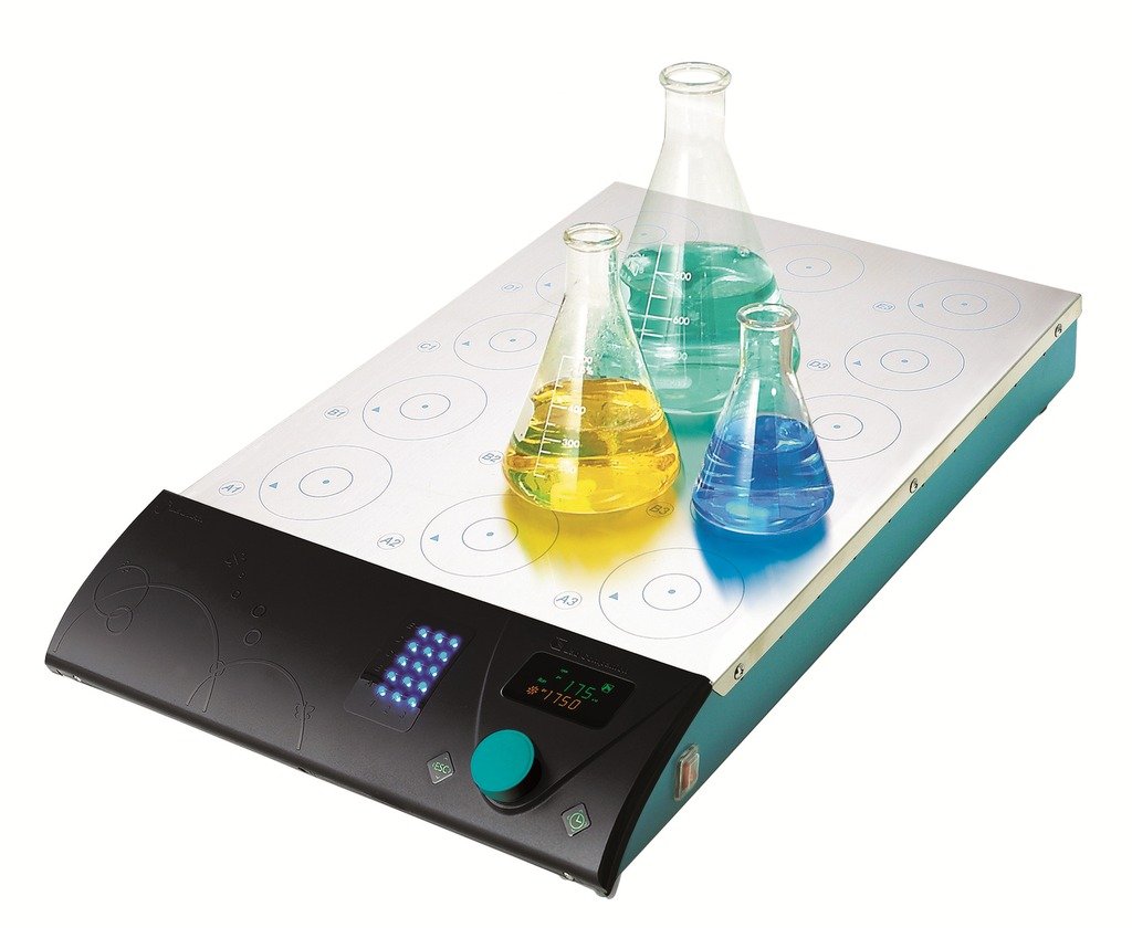 MS-53M Digital 15-Place Magnetic Stirrer 30-2000rpm