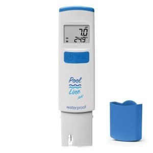 Pool Line pH & Temperature Pocket Tester with 0.1 pH Resolution - HI981074