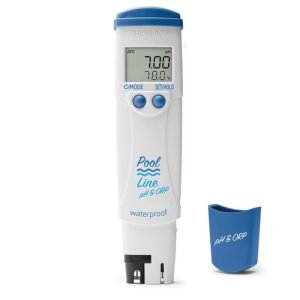 Pool Line pH & Temperature Tester with 0.1 pH Resolution - HI981274