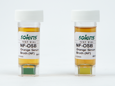 Orange Serum Broth Vial