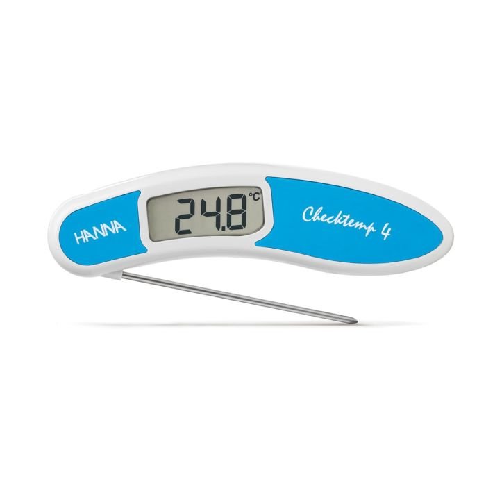 Checktemp® 4 Folding Thermometer - HI151-Blue-No