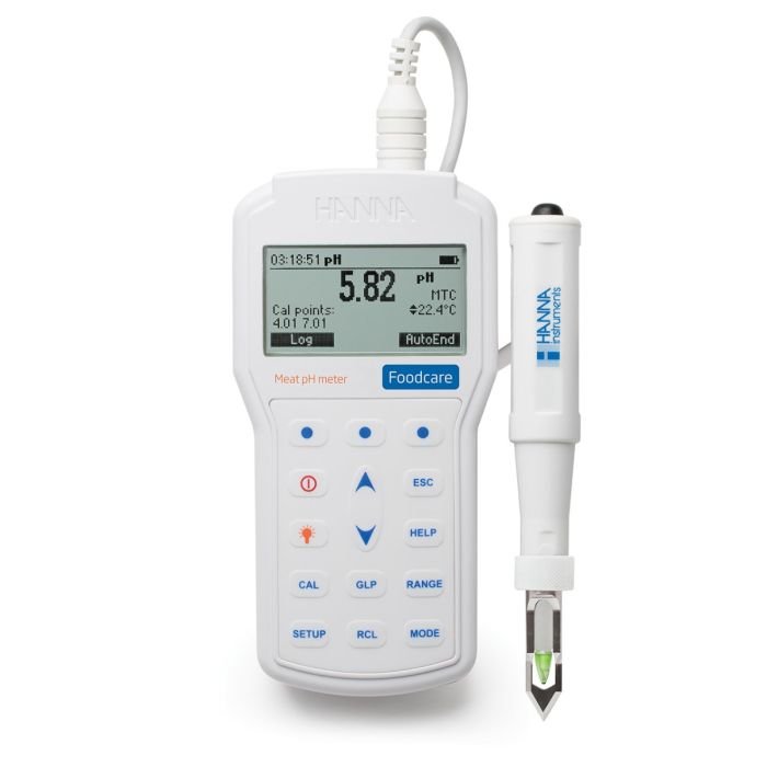 Professional Portable Meat pH Meter - HI98163