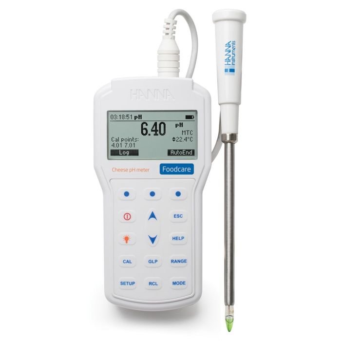 Professional Portable Cheese pH Meter - HI98165
