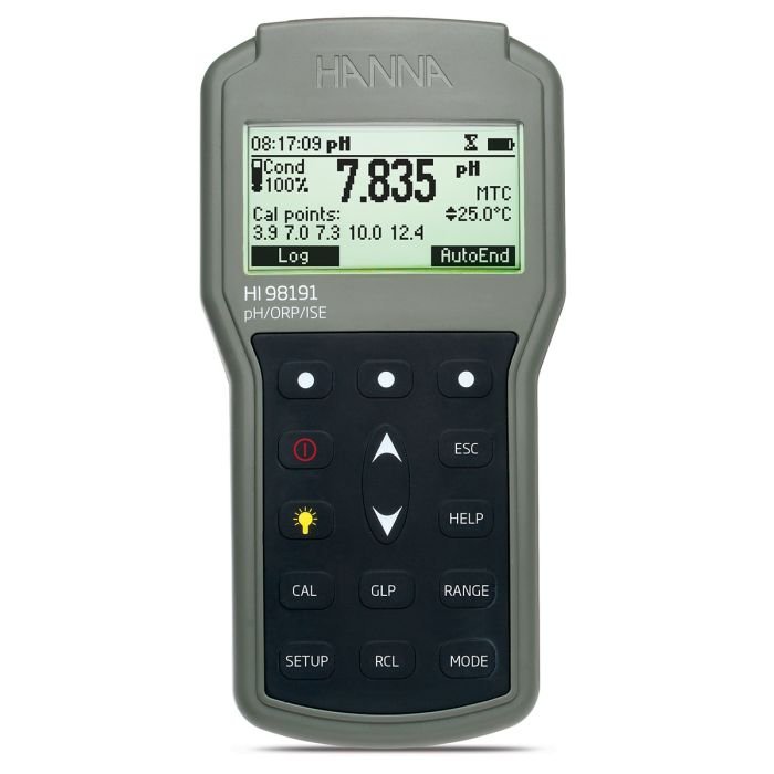 Professional Waterproof Portable pH/ORP/ISE - METER ONLY! (HI98191-03)