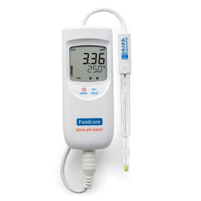 Portable Wine Must and Grape Juice pH Meter - HI99111