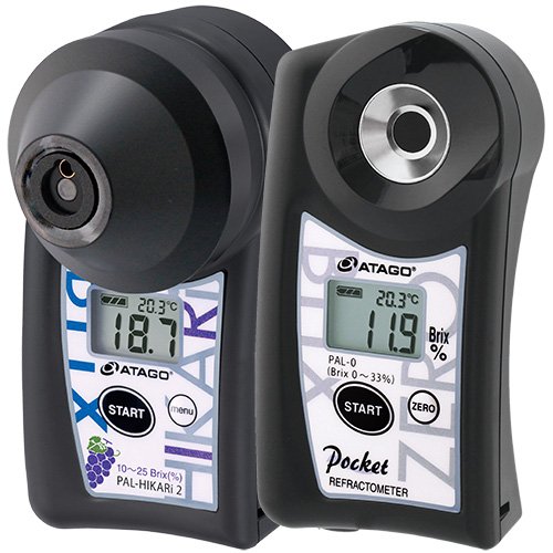 IR Brix Meter × Brix Meter PAL-HIKARi2+PAL-0 (Grapes)