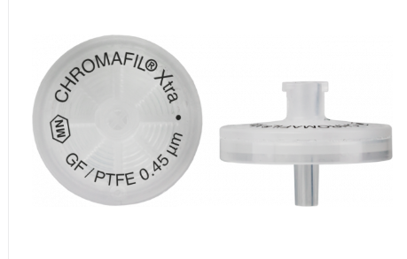 Syringe filter (combi), CHROMAFIL Xtra GF / PTFE, 1 µm / 0.45 µm