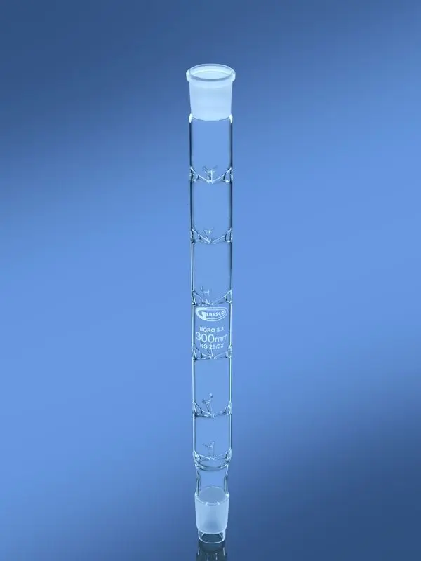 Columns acc. to Vigreux With NS socket and NS cone