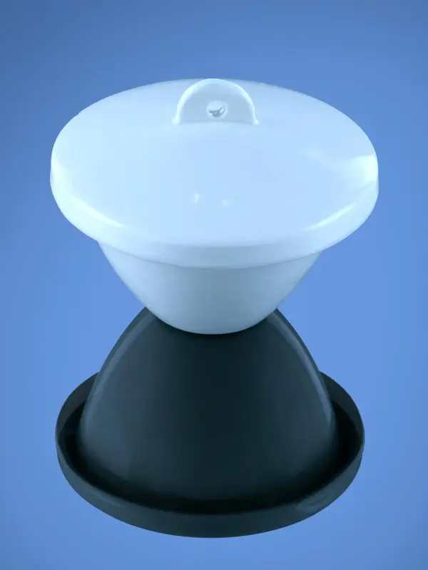 Crucible Silica with Lid