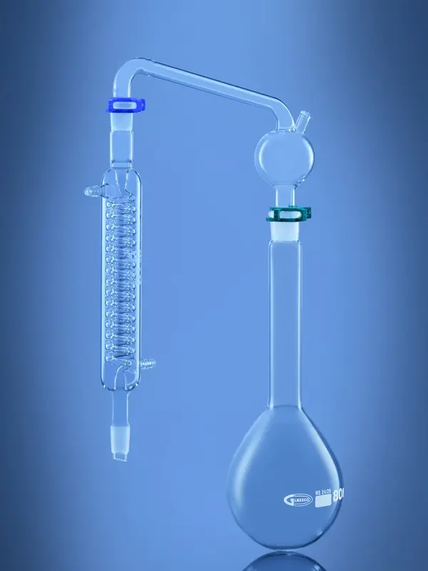 Distilling Apparatus, Ammonia, with Graham condenser