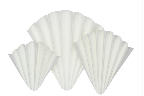 Folded filter papers, MN 615 ff, Fat-free, Medium, (22 s), Smooth