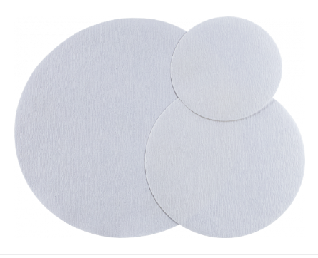 Filter paper circles, MN 651, Technical, Fast, (9 s), Creped